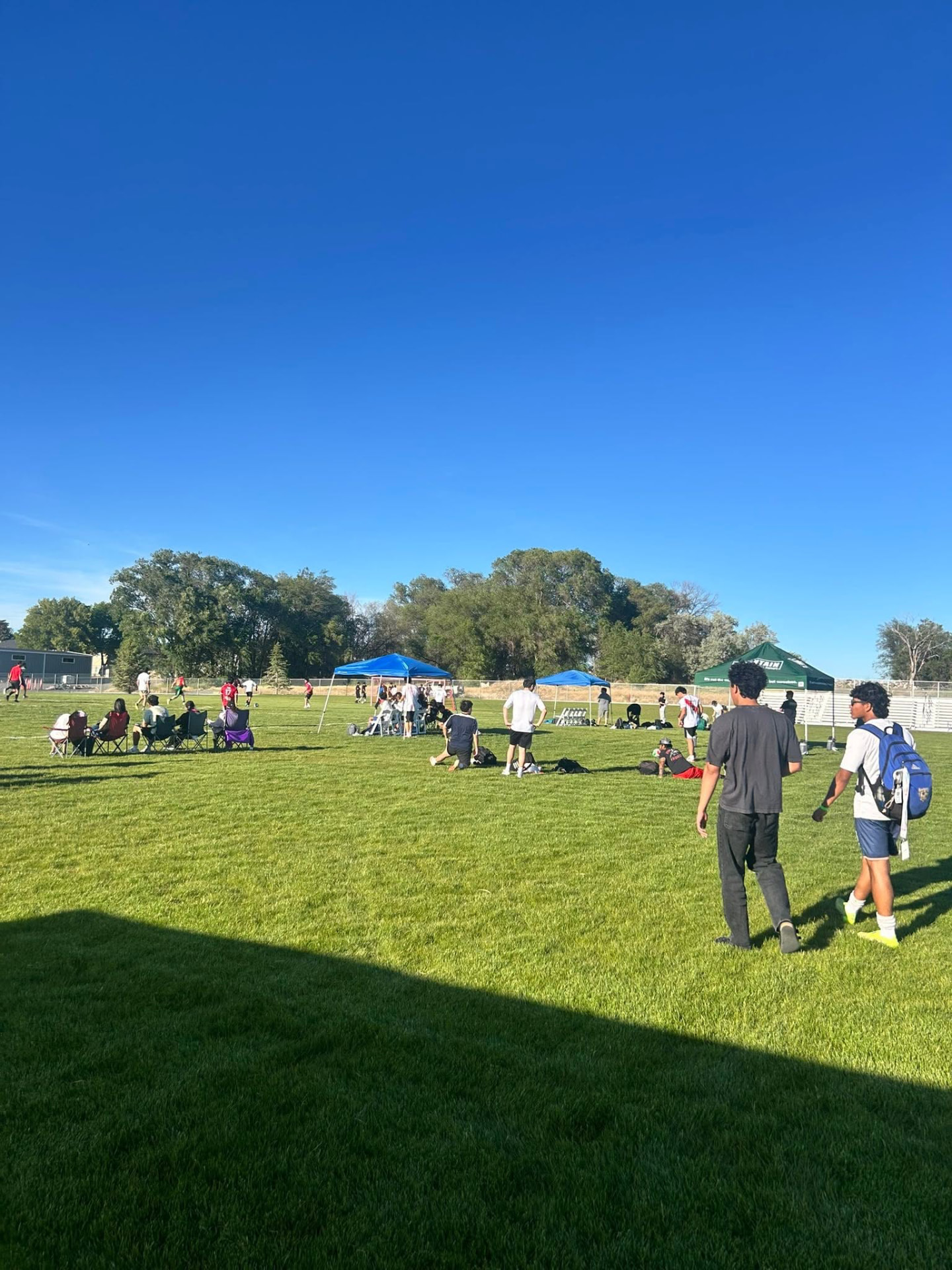 Players and spectators across the Copa Tricolor fields